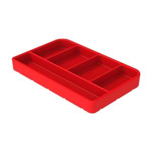 S&B Tool Tray, Flexible, Silicone, Small, Red