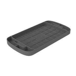 S&B Tool Tray, Flexible, Silicone, Large, Charcoal