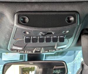 Ford Genuine Parts - Ford Motorcraft Overhead Console, Ford (2017-21) Super Duty (with upfitter switches - Ebony/Black) - Image 4