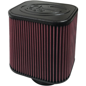 S&B Intake Replacement Filter for Dodge (1994-07) 2500/3500 5.9L, Cotton Cleanable (Red)