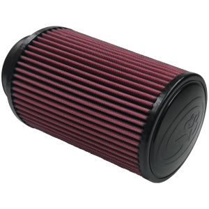 S&B Intake Replacement Filter for Ford (1998-03) F-250/F-350/Excursion, Cotton Cleanable (Red)
