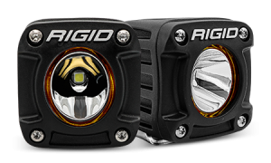 Rigid Industries Revolve Pod Pair (Backing Light Color, Amber)