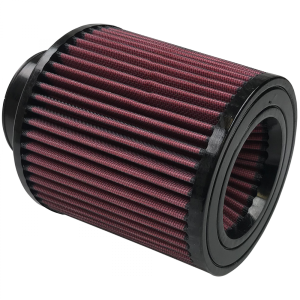 S&B Intake Replacement Filter for Jeep (1997-06) Wrangler TJ 4.0L & Toyota (2001-02) Tundra 4.7L, Cotton Cleanable (Red)