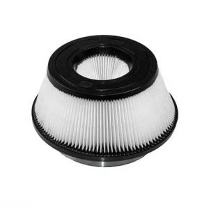 S&B Intake Replacement Filter for Dodge (2003-09) 2500/3500 5.9L/6.7L, Dry Extendable (White)