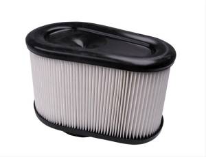 S&B - S&B Intake Replacement Filter for Ford (2003-07) F-250/F-350/Excursion 6.0L, Dry Extendable (White) - Image 1