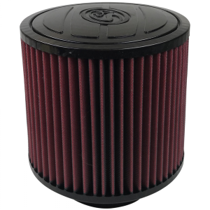 S&B Intake Replacement Filter for Chevy/GMC (2009-15) Yukon/Tahoe/Escalade/Avalanche/Suburban/1500/2500/3500, Cotton Cleanable (Red)