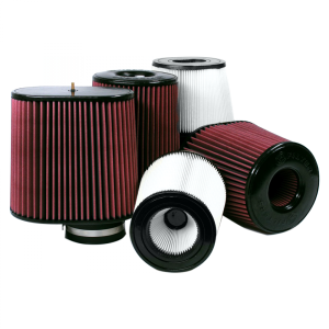 S&B Universal High Performance Air Filter - Black Rubber Top, Red Oil, White