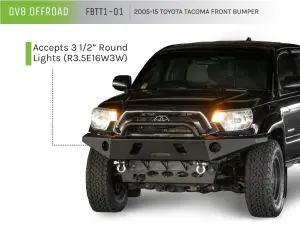 DV8 Offroad - DV8 Offroad Front Winch Bumper for Toyota (2005-15) Tacoma - Image 4