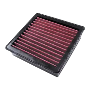 S&B Stock Replacement Filter for Ford (2007-18) Lincoln (2007-18) Cotton, Cleanable (Red)