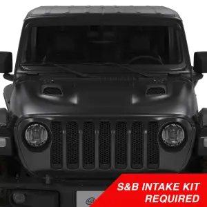 S&B - S&B Air Hood Scoops for Jeep (2018-23) Wrangler/Gladiator 2.0L/3.6L (S&B Intake Required) - Image 5
