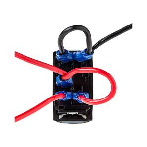 S&B - S&B Particle Separator Rocker Switches, Electrical. Black, Blue LED - Image 3