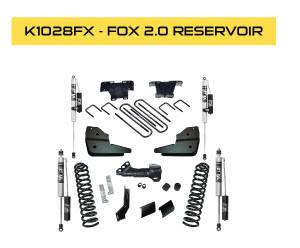 Superlift - Superlift 4" Lift Kit for Ford (2023) F-250/F-350 Super Duty - Fox 2.0 Reservoir Shocks (4WD)