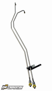 CNC Fabrication - CNC Fabrication 4R100 Transmission Cooler Line for Ford (1998.5-03) 7.3L Power Stroke with 3/8" Barbs - Image 7
