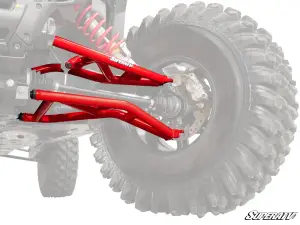 SuperATV - SuperATV 2" Forward Offset A-Arms for Polaris (2024) RZR XP/4 with Keller Performance (Red) - Image 9