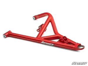 SuperATV - SuperATV 2" Forward Offset A-Arms for Polaris (2024) RZR XP/4 with Keller Performance (Red) - Image 2
