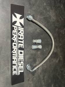 Irate Diesel Performance - Irate Diesel T4 Oil Feed And Drain Line Kit, Ford (1994-03) 7.3L Power Stroke - Image 3