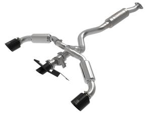 aFe - aFe Power Gemini XV 304 Stainless Steel Cat-Back Exhaust System for Toyota (2023-24) GR Corolla L3-1.6L (t), 3" to 2.5" w/ Cut-Out Black - Image 5