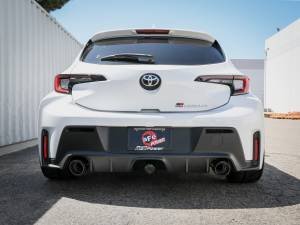 aFe - aFe Power Gemini XV 304 Stainless Steel Cat-Back Exhaust System for Toyota (2023-24) GR Corolla L3-1.6L (t), 3" to 2.5" w/ Cut-Out Carbon Fiber Tips - Image 4