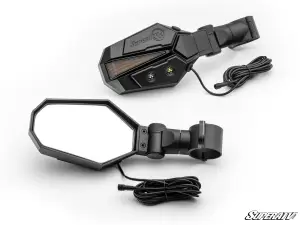 SuperATV - SuperATV Lighted Side-View Mirrors for Can-Am (2011-24) Commander / Maverick X3, 1.875-2" - Image 7