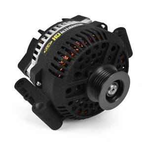 XDP - XDP Wrinkle Black HD High Output Alternator for Ford (1994-97) 7.3L Power Stroke - Image 1