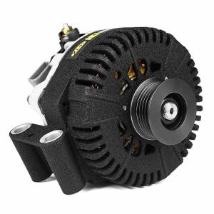 XDP - XDP Wrinkle Black HD High Output Secondary Alternator for Ford (2003-07) 6.0L Power Stroke (Secondary - For Models With Dual Alternators) - Image 1