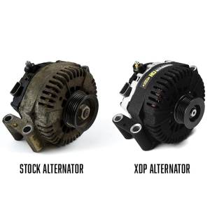 XDP - XDP Wrinkle Black HD High Output Secondary Alternator for Ford (2003-07) 6.0L Power Stroke (Secondary - For Models With Dual Alternators) - Image 7