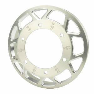 Industrial Injection Billet Fan Pulley Clear Anodized for Dodge/Ram (2003-12) Cummins Common Rail (w/Bolts)