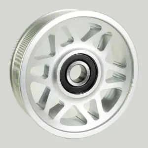 Industrial Injection Billet Idler Pulley-4.5" Clear Anodized for Dodge/Ram (2003-12) Common Rail Cummins 