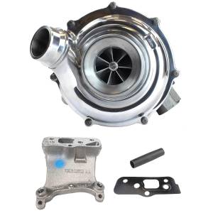 Industrial Injection - Industrial Injection Billet Turbo Upgrade XR Series 64.5MM for Ford (2015-16) Ford 6.7L Power Stroke, 3/4 PU - Image 5