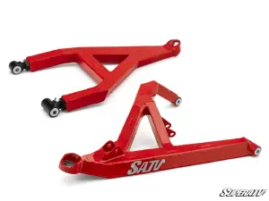 SuperATV - SuperATV Sidewinder A-Arms—1.5" Forward Offset for Polaris (2024+) RZR XP (Super Duty 300M Ball Joints) Red - Image 3