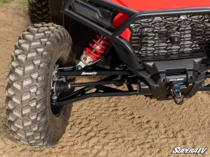 SuperATV - SuperATV High-Clearance A-Arms for Polaris (2024+) RZR XP (Adjustable, Both (Only Lower A Arms are Adjustable), Heavy-Duty 4340 Chromoly Steel) Black - Image 4