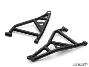 SuperATV - SuperATV High-Clearance A-Arms for Polaris (2024+) RZR XP (Adjustable, Both (Only Lower A Arms are Adjustable), Heavy-Duty 4340 Chromoly Steel) Black - Image 3