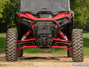 SuperATV - SuperATV High-Clearance A-Arms for Polaris (2024+) RZR XP (Adjustable, Both (Only Lower A Arms are Adjustable), Heavy-Duty 4340 Chromoly Steel) Red - Image 8