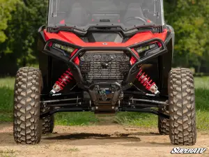 SuperATV - SuperATV High-Clearance A-Arms for Polaris (2024+) RZR XP (Adjustable, Both (Only Lower A Arms are Adjustable), Heavy-Duty 4340 Chromoly Steel) Red - Image 2