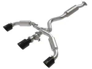 aFe - aFe Power Gemini XV 304 Stainless Steel Cat-Back Exhaust System for Toyota (2023-24) GR Corolla L3-1.6L (t), 3"-2.5" w/ Black Tips - Image 5