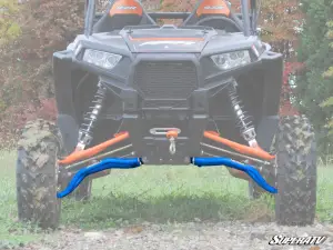 SuperATV - SuperATV High Clearance A-Arms for Polaris (2014-23) RZR XP 1000 (Adjustable, Both (Only Lower A Arms are Adjustable, Super Duty 300M) Blue - Image 4