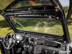 SuperATV - SuperATV Flip-Down Glass Windshield for Polaris (2016+) General 1000 (w/ Driver and Passenger Side Wipers) - Image 8