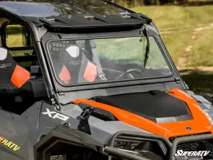 SuperATV - SuperATV Flip-Down Glass Windshield for Polaris (2016+) General 1000 (w/ Driver and Passenger Side Wipers) - Image 6