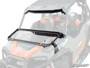 SuperATV - SuperATV Flip-Down Glass Windshield for Polaris (2020+) General XP 1000 (w/ Driver and Passenger Side Wipers) - Image 10