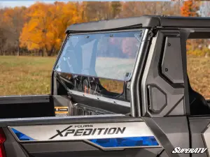 SuperATV - SuperATV Rear Windshield for Polaris (2024+) Xpedition XP (Standard Polycarbonate - Clear) - Image 6