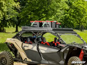 SuperATV - SuperATV Outfitter Sport Roof Rack for Can-am (2017-24) Maverick X3 Max (w/ Existing Roof, w/ 30" Straight Light Bar) - Image 2