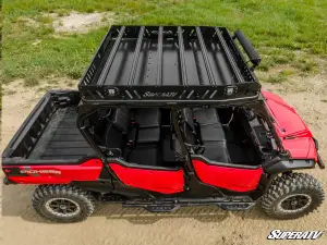 SuperATV - SuperATV Outfitter Roof Rack for Honda (2023+) Pioneer 1000-6 (w/out Cube Lights, w/ 30" Straight Light Bar, w/ Aluminum Roof) - Image 2