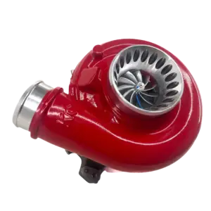 KC Turbos Jetfire 13 Blade Turbo for Ford (2004-07) 6.0L Power Stroke, Stage 1 (Red)