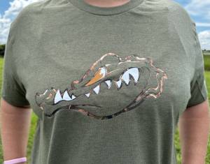 Gator Fasteners Brown Camo Gator Head T-Shirt - Image 4