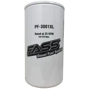 FASS Extended Length Particulate Filter for Dodge/Ram / Chevy/GMC / Ford / Nissan / SEMI (1989-24)