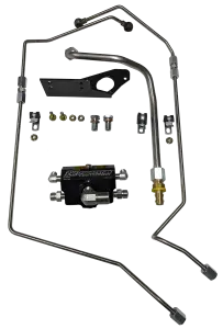 CNC Fabrication - CNC Fabrication Fab 4-Line Feed Fuel Line Kit for Ford (2003-07) 6.0L Power Stroke, Stock Intake (Black) - Image 6
