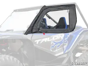 SuperATV - SuperATV Primal Soft Cab Enclosure Upper Doors for Honda (2019+) Talon 1000 (w/ Standard Doors, w/ Standard Polycarbonate - Clear) - Image 12