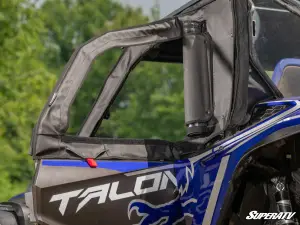 SuperATV - SuperATV Primal Soft Cab Enclosure Upper Doors for Honda (2019+) Talon 1000 (w/ Standard Doors, w/ Standard Polycarbonate - Clear) - Image 4