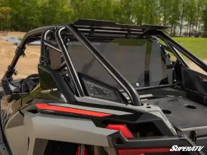 SuperATV - SuperATV Rear Windshield for Polaris (2022+) RZR Turbo R 2 Seat (Standard Polycarbonate - Dark Tint) - Image 6