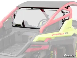 SuperATV - SuperATV Rear Windshield for Polaris (2022-24) RZR Pro R, 2 Seat (Standard Polycarbonate - Clear) - Image 8